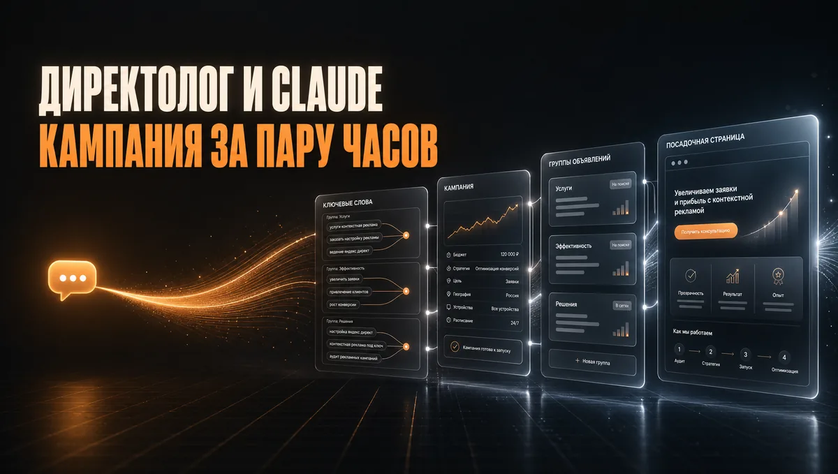 Как сократить запуск кампании в Яндекс Директе с нескольких дней до пары часов